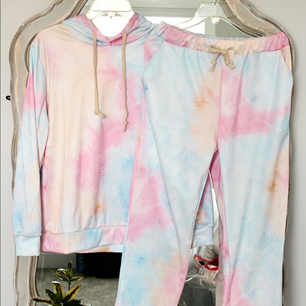 Cotton Candy Tie Dye Lounge Set